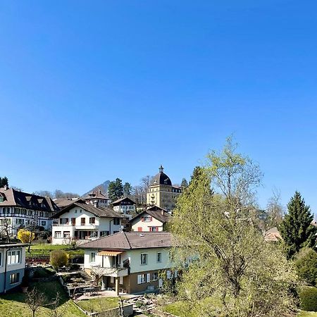 Studio Bahnhof Spiez Leilighet Eksteriør bilde